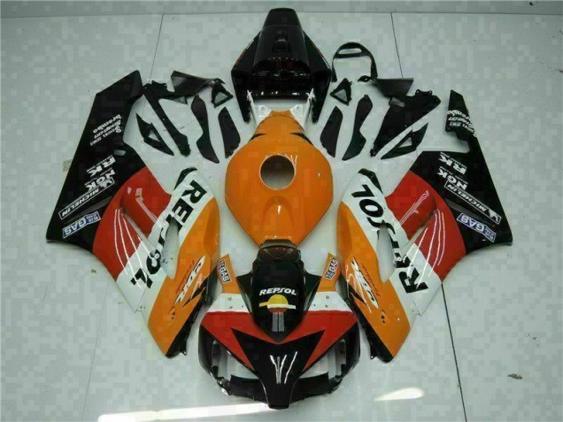CBR 1000 RR 04-05 Motorrad Verkleidung - Orange Schwarz Repsol CBR 1000 RR 04-05 Motorrad Verkleidung - Orange Schwarz Repsol
