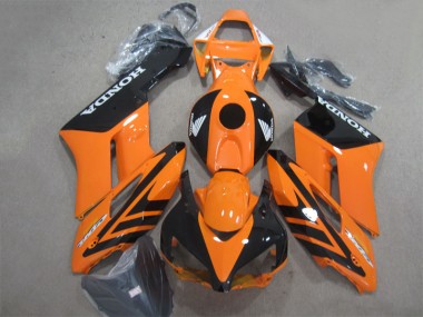 CBR 1000 RR 04-05 Motorrad Verkleidung - Schwarz Orange