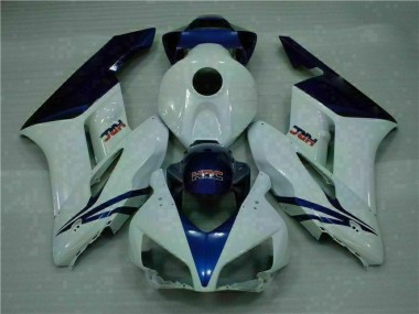 CBR 1000 RR 04-05 Motorrad Verkleidung - Weiß Blau
