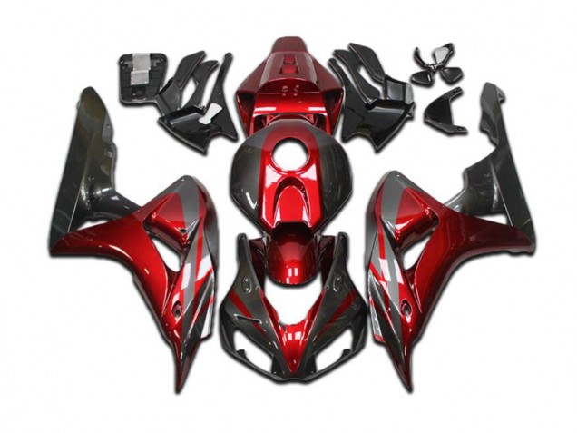 CBR 1000 RR 04-05 Motorrad Verkleidungen - Candy Rot Grau Schwarz CBR 1000 RR 04-05 Motorrad Verkleidungen - Candy Rot Grau Schwarz