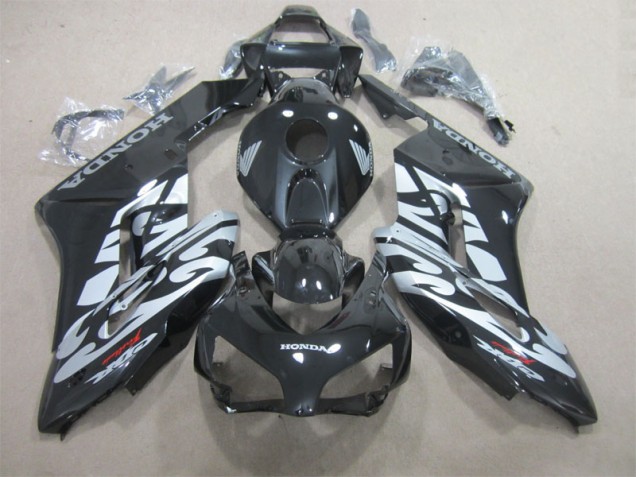 CBR 1000 RR 04-05 Motorrad Verkleidungen - Schwarz Silber CBR 1000 RR 04-05 Motorrad Verkleidungen - Schwarz Silber