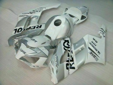 CBR 1000 RR 04-05 Motorrad Verkleidungen - Silber Weiß Repsol