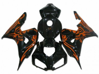 CBR 1000 RR 06-07 Motorrad Verkleidungen - Braun Schwarz