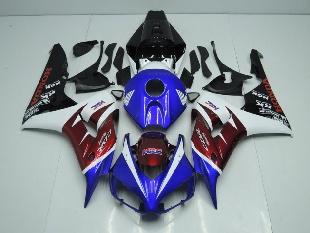 CBR 1000 RR 06-07 Motorrad Verkleidungen - Burgunderrot und Blau CBR 1000 RR 06-07 Motorrad Verkleidungen - Burgunderrot und Blau