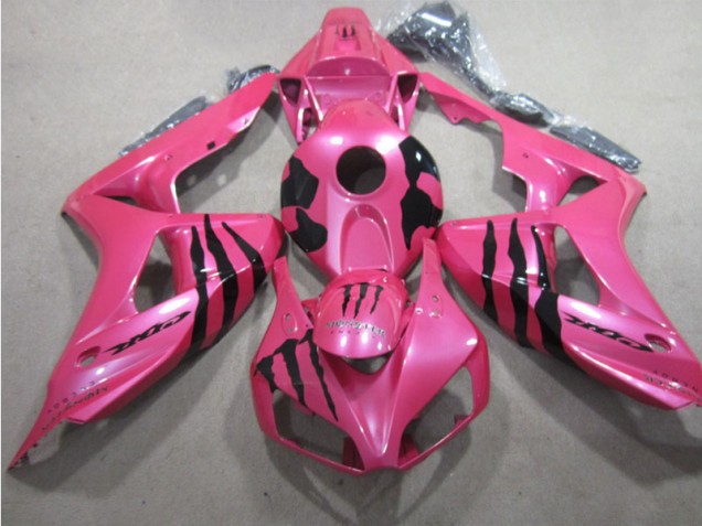 CBR 1000 RR 06-07 Motorrad Verkleidungen - Rosa Schwarz Monster CBR 1000 RR 06-07 Motorrad Verkleidungen - Rosa Schwarz Monster