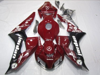 CBR 1000 RR 06-07 Motorrad Verkleidungen - Rot Yates
