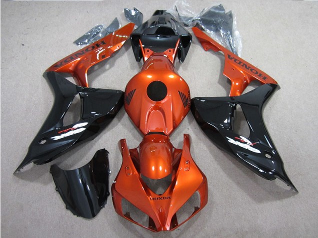CBR 1000 RR 06-07 Motorrad Verkleidungen - Schwarz Orange CBR 1000 RR 06-07 Motorrad Verkleidungen - Schwarz Orange