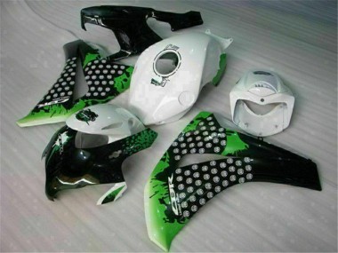 CBR 1000 RR 08-11 Motorrad Verkleidung - Grün Weiß