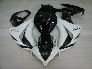 CBR 1000 RR 08-11 Motorrad Verkleidung - Schwarz Weiß