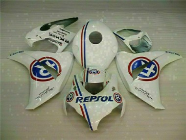 CBR 1000 RR 08-11 Motorrad Verkleidung - Weiß Blau Repsol