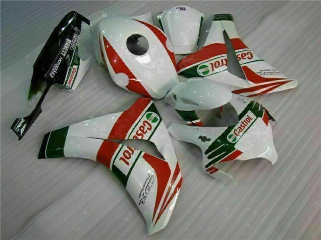 CBR 1000 RR 08-11 Motorrad Verkleidung - Weiß Rot