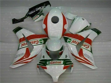 CBR 1000 RR 08-11 Motorrad Verkleidung - Weiß Rot