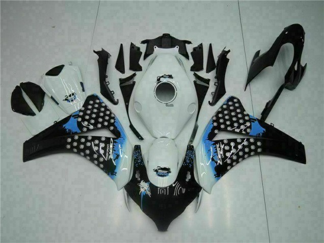 CBR 1000 RR 08-11 Motorrad Verkleidung - Weiß Schwarz CBR 1000 RR 08-11 Motorrad Verkleidung - Weiß Schwarz
