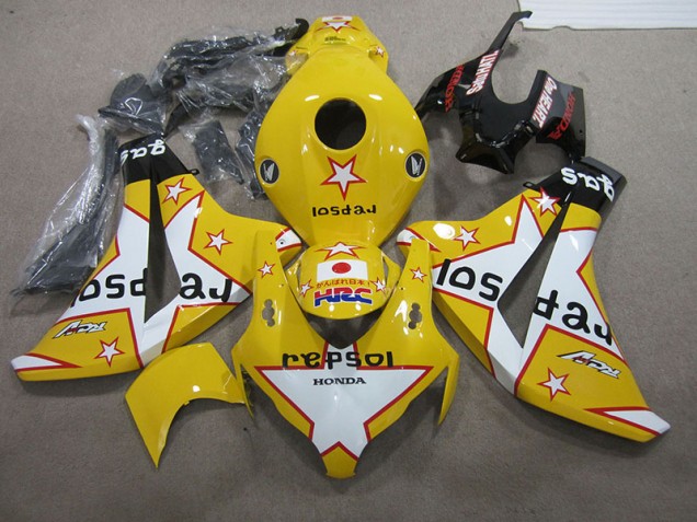 CBR 1000 RR 08-11 Motorrad Verkleidungen - Gelb Repsol HRC CBR 1000 RR 08-11 Motorrad Verkleidungen - Gelb Repsol HRC