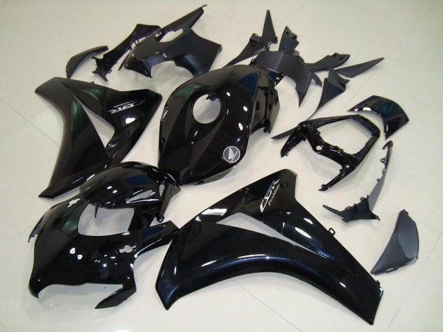 CBR 1000 RR 08-11 Motorrad Verkleidungen - Glänzend Schwarz Chrom Aufkleber CBR 1000 RR 08-11 Motorrad Verkleidungen - Glänzend Schwarz Chrom Aufkleber