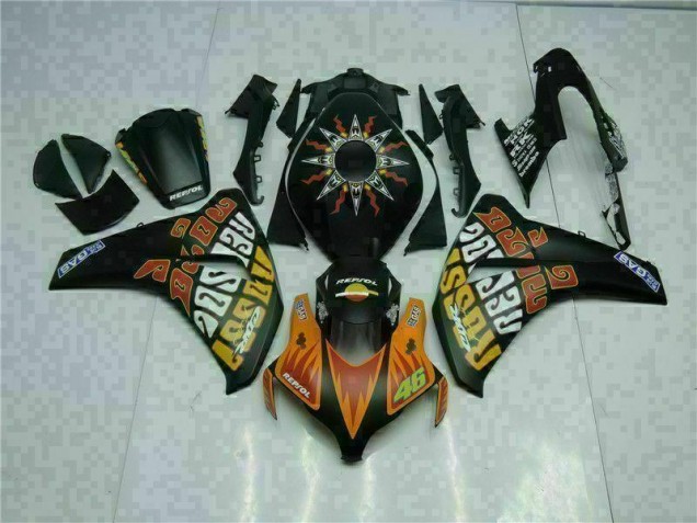 CBR 1000 RR 08-11 Motorrad Verkleidungen - Orange Schwarz CBR 1000 RR 08-11 Motorrad Verkleidungen - Orange Schwarz