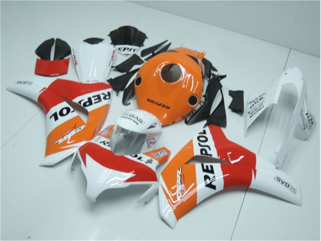 CBR 1000 RR 08-11 Motorrad Verkleidungen - Orange Weiß Rot Repsol CBR 1000 RR 08-11 Motorrad Verkleidungen - Orange Weiß Rot Repsol