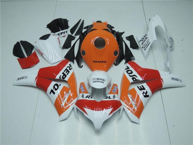CBR 1000 RR 08-11 Motorrad Verkleidungen - Orange Weiß Rot Repsol CBR 1000 RR 08-11 Motorrad Verkleidungen - Orange Weiß Rot Repsol
