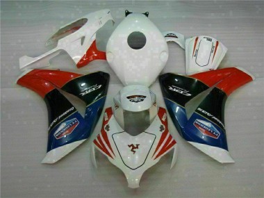 CBR 1000 RR 08-11 Motorrad Verkleidungen & Plastik - Rot Weiß
