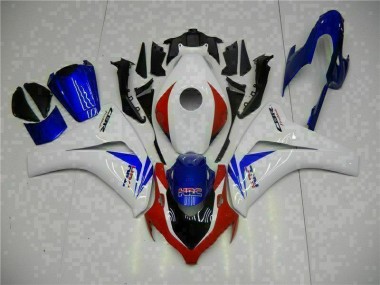 CBR 1000 RR 08-11 Motorrad Verkleidungen & Plastik - Weiß Blau