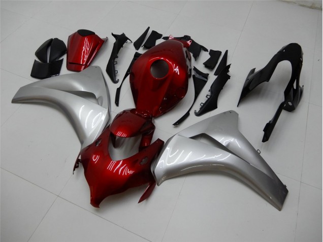 CBR 1000 RR 08-11 Motorrad Verkleidungen - Rot Silber CBR 1000 RR 08-11 Motorrad Verkleidungen - Rot Silber
