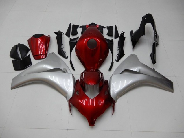 CBR 1000 RR 08-11 Motorrad Verkleidungen - Rot Silber CBR 1000 RR 08-11 Motorrad Verkleidungen - Rot Silber