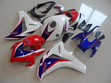 CBR 1000 RR 08-11 Motorrad Verkleidungen - Rot Weiß Blau HRC