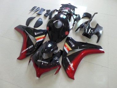 CBR 1000 RR 08-11 Motorrad Verkleidungen - Schwarz Rot Mugen