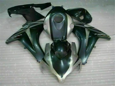 CBR 1000 RR 08-11 Motorrad Verkleidungen - Schwarz Silber