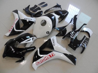 CBR 1000 RR 08-11 Motorrad Verkleidungen - Schwarz Weißes Satuhati