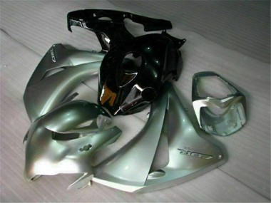 CBR 1000 RR 08-11 Motorrad Verkleidungen - Silber Schwarz