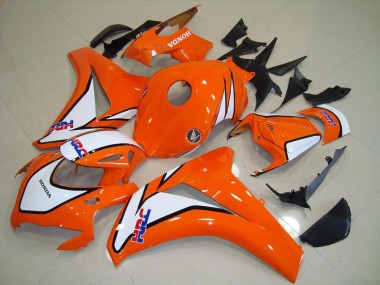 CBR 1000 RR 08-11 Motorrad Verkleidungen - Sonnenuntergang Orange HRC