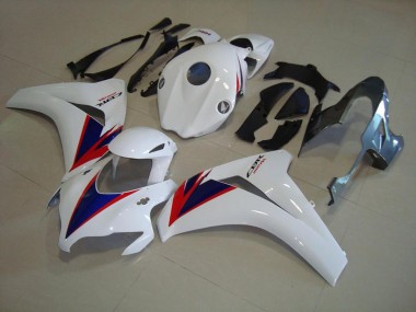 CBR 1000 RR 08-11 Motorrad Verkleidungen - Weiß Blau OEM Stil