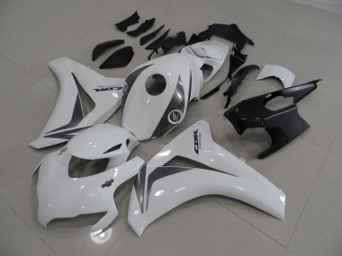 CBR 1000 RR 08-11 Motorrad Verkleidungen - Weiß Und Grau