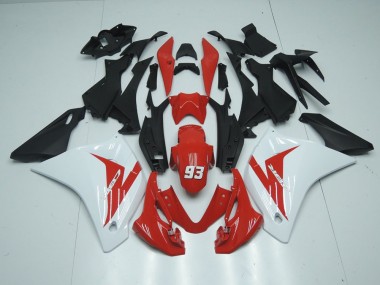 CBR 125 R 11-13 Motorrad Verkleidungen - Rot Weiß 93