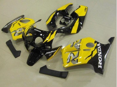 CBR 250 RR MC19 1988-1989 Motorrad Verkleidungen - Gelb Schwarz