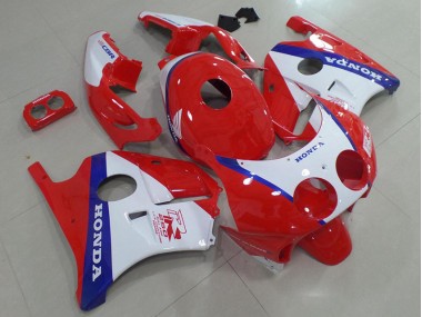 CBR 250 RR MC22 91-98 Motorrad Verkleidungen - Blau Rot Weiß
