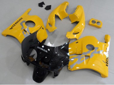 CBR 250 RR MC22 91-98 Motorrad Verkleidungen - Gelb Schwarz