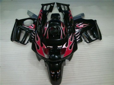 CBR 600 F3 95-98 Motorrad Vollverkleidung - Schwarz