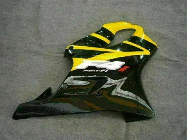 CBR 600 F4i 01-03 Motorrad Verkleidung - Gelb Schwarz