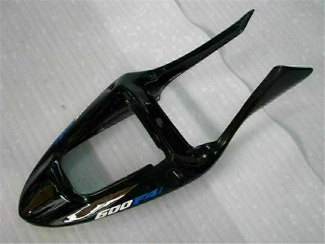 CBR 600 F4i 01-03 Motorrad Verkleidungen - Blau Flammen