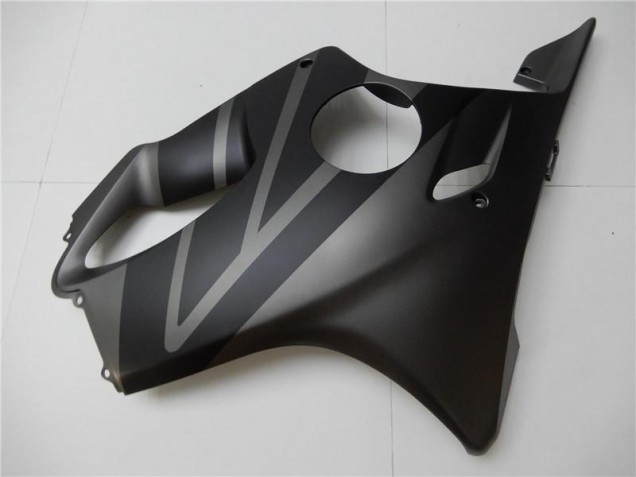 CBR 600 F4i 01-03 Motorrad Verkleidungen - Matt Schwarz Grau CBR 600 F4i 01-03 Motorrad Verkleidungen - Matt Schwarz Grau