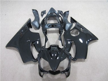 CBR 600 F4i 01-03 Motorrad Verkleidungen - Schwarz ohne Aufkleber