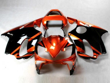 CBR 600 F4i 01-03 Motorrad Vollverkleidung - Orange Schwarz