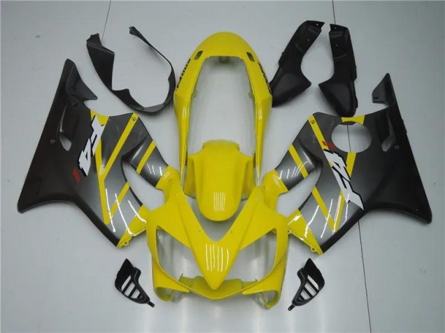 CBR 600 F4i 04-07 Motorrad Verkleidung - Gelb Grau CBR 600 F4i 04-07 Motorrad Verkleidung - Gelb Grau