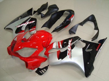 CBR 600 F4i 04-07 Motorrad Verkleidung - Schwarz Rot Silber