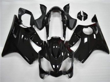 CBR 600 F4i 04-07 Motorrad Verkleidungen - Glänzend Schwarz
