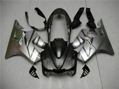 CBR 600 F4i 04-07 Motorrad Verkleidungen - Silber Schwarz