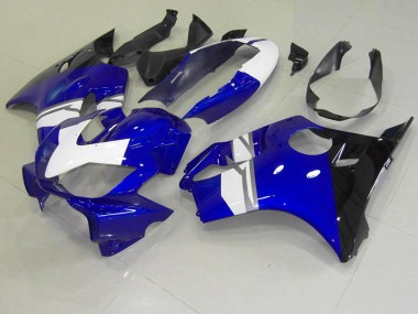 CBR 600 F4i 04-07 Motorrad Verkleidungen - Weiß Blau Schwarz