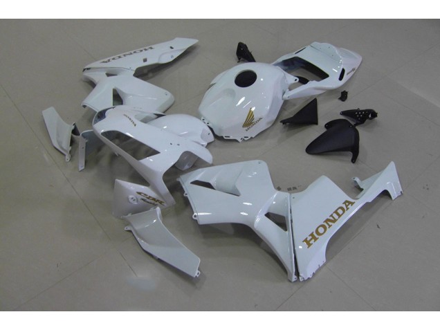CBR 600 RR 03-04 Motorrad Verkleidungen - Weiß Gold CBR 600 RR 03-04 Motorrad Verkleidungen - Weiß Gold